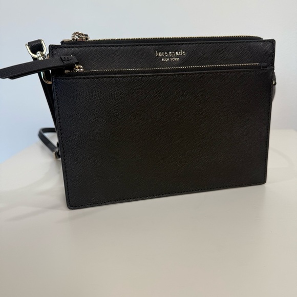 Kate Spade Black Leather Cameron Crossbody bag - Picture 1 of 12